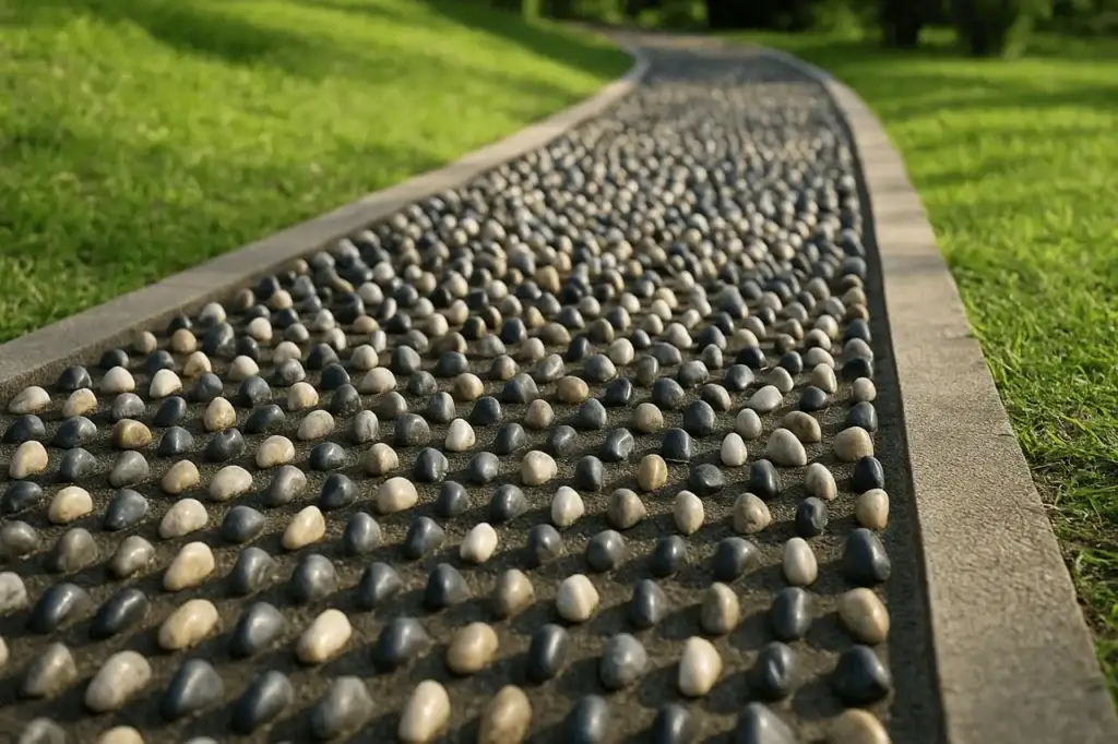 Acupressure walkway